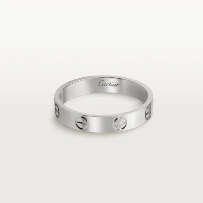 Fede nuziale Love – Oro bianco – Cartier