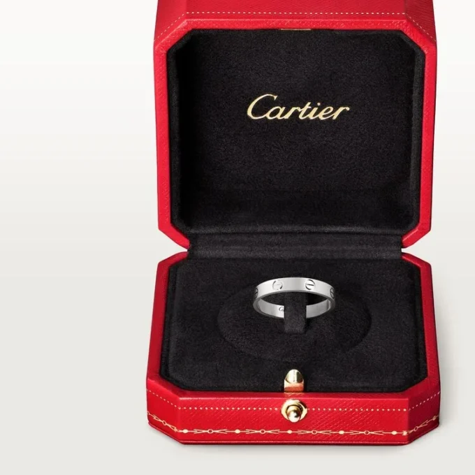 Fede nuziale Love – Oro bianco – Cartier