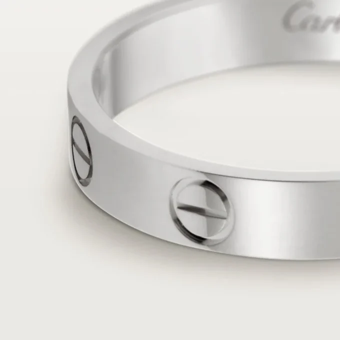 Fede nuziale Love – Oro bianco – Cartier