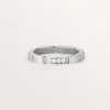 Fede nuziale Maillon Panthere – Oro bianco, diamanti – Cartier
