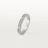 Fede nuziale Maillon Panthere – Oro bianco, diamanti – Cartier