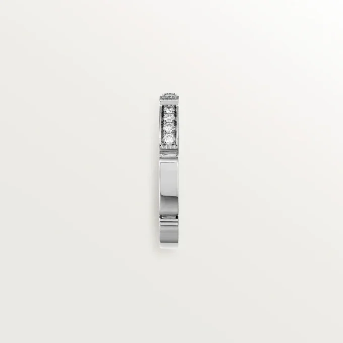 Fede nuziale Maillon Panthere – Oro bianco, diamanti – Cartier