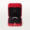Fede nuziale Maillon Panthere – Oro bianco, diamanti – Cartier