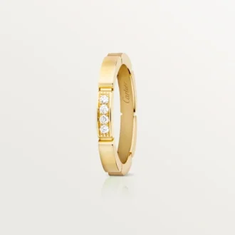 Fede nuziale Maillon Panthere – Oro giallo, diamanti – Cartier