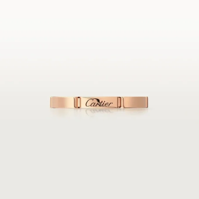 Fede nuziale Maillon Panthere – Oro rosa – Cartier