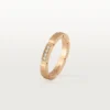 Fede nuziale Maillon Panthere – Oro rosa, diamanti – Cartier