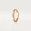 Fede nuziale Maillon Panthere – Oro rosa, diamanti – Cartier