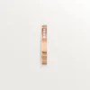 Fede nuziale Maillon Panthere – Oro rosa, diamanti – Cartier