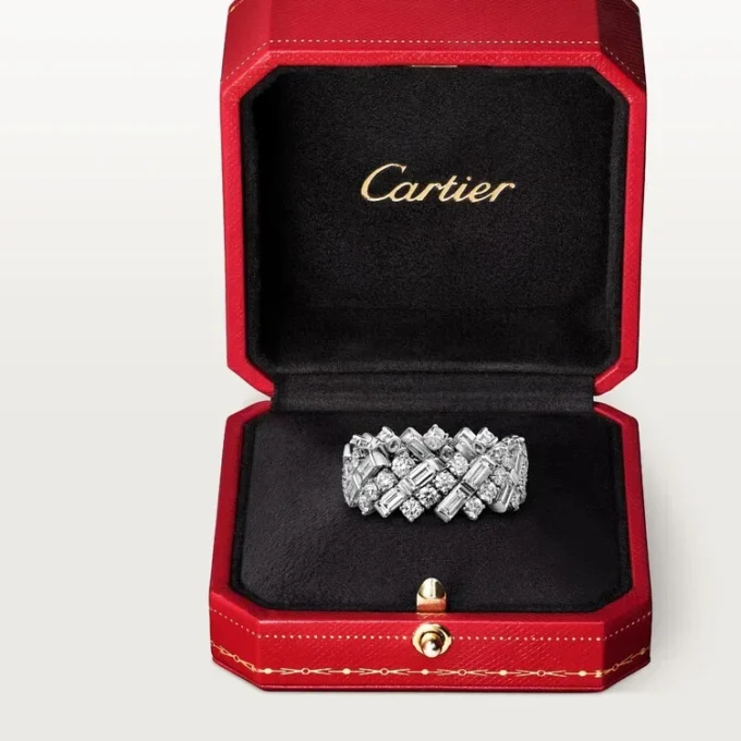 Fede nuziale Reflection De Cartier, diamanti