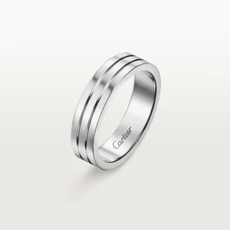 Fede nuziale Trinity – Oro bianco – Cartier