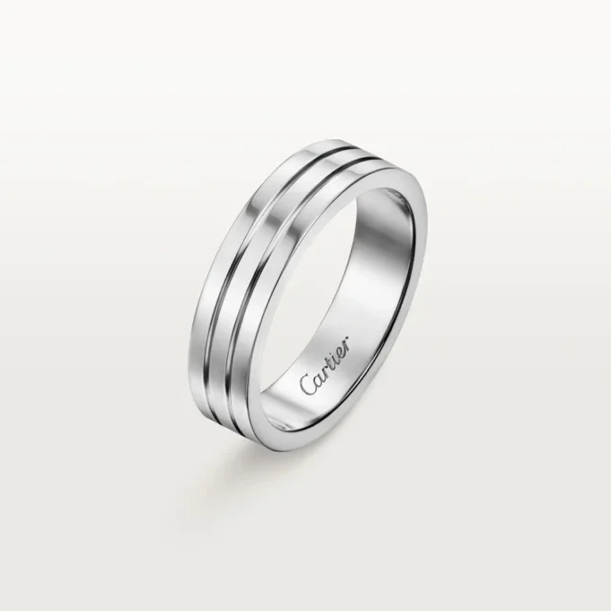 Fede nuziale Trinity – Oro bianco – Cartier