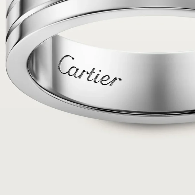 Fede nuziale Trinity – Oro bianco – Cartier