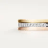 Fede nuziale Trinity – Oro bianco, oro giallo, oro rosa, diamanti – Cartier