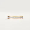 Fede nuziale Trinity – Oro bianco, oro giallo, oro rosa, diamanti – Cartier