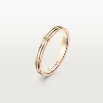Fede nuziale Trinity – Oro bianco, oro rosa, oro giallo – Cartier