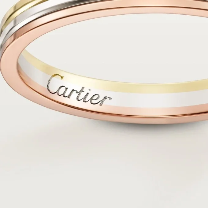 Fede nuziale Trinity – Oro bianco, oro rosa, oro giallo – Cartier