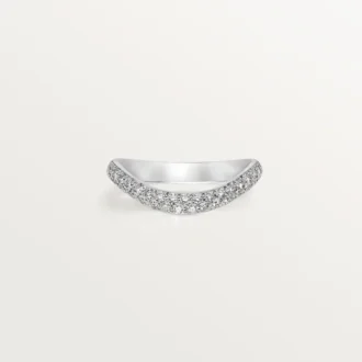 Fede nuziale Trinity Ruban – Platino, diamanti – Cartier