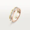 Fede nuziale Vendome Louis Cartier, larghezza 4,8 mm, pavé