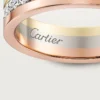 Fede nuziale Vendome Louis Cartier, larghezza 4,8 mm, pavé