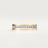 Fede nuziale Vendome Louis Cartier, larghezza 4,8 mm, pavé