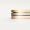 Fede nuziale Vendome Louis Cartier – Oro bianco, oro giallo, oro rosa – Cartier