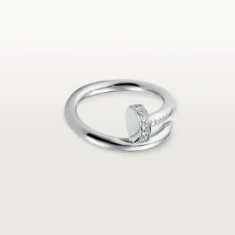 Juste Un Clou – Anello con diamanti in oro bianco | Cartier Us