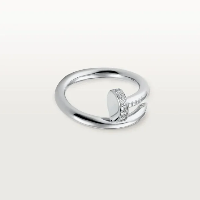 Juste Un Clou – Anello con diamanti in oro bianco | Cartier Us