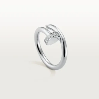 Juste Un Clou – Anello con diamanti in oro bianco | Cartier Us