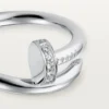Juste Un Clou – Anello con diamanti in oro bianco | Cartier Us