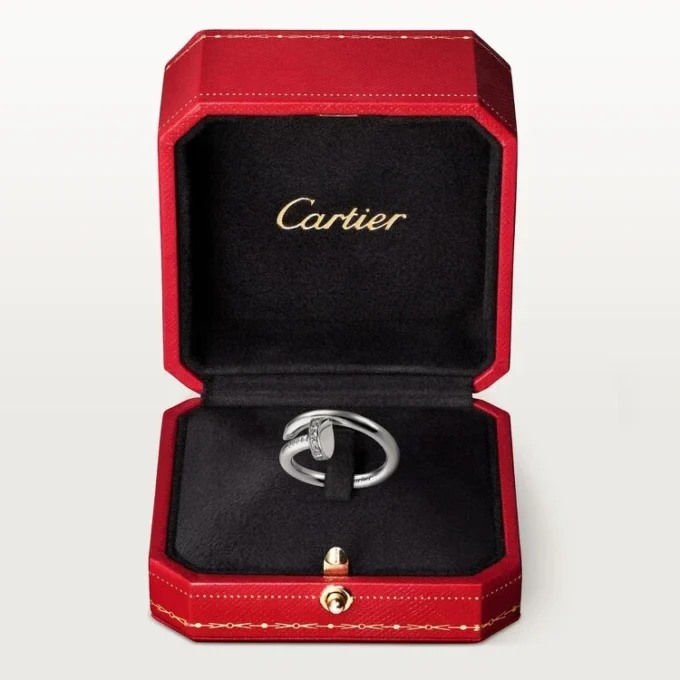 Juste Un Clou – Anello con diamanti in oro bianco | Cartier Us