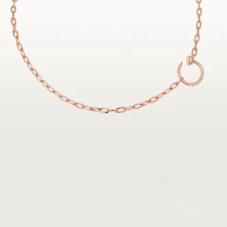 Juste Un Clou – Collana a catena con diamanti in oro rosa | Cartier Us