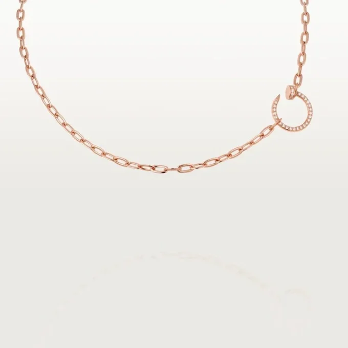Juste Un Clou – Collana a catena con diamanti in oro rosa | Cartier Us