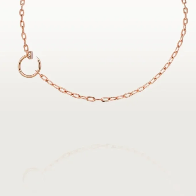 Juste Un Clou – Collana a catena con diamanti in oro rosa | Cartier Us