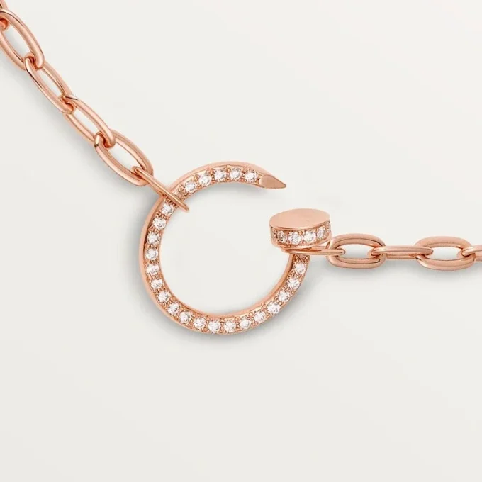 Juste Un Clou – Collana a catena con diamanti in oro rosa | Cartier Us