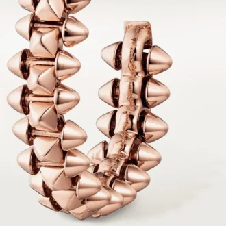 Orecchini a cerchio Clash De Cartier – Oro rosa, piccoli | Cartier Us