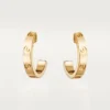 Orecchini a cerchio Love – Oro giallo, modello piccolo | Cartier Us