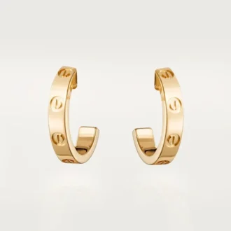 Orecchini a cerchio Love – Oro giallo, modello piccolo | Cartier Us