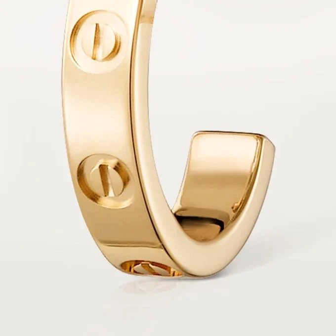 Orecchini a cerchio Love – Oro giallo, modello piccolo | Cartier Us