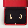 Orecchini a cerchio Love – Oro giallo, modello piccolo | Cartier Us
