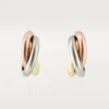 Orecchini a cerchio Trinity in oro tricolore | Cartier Us