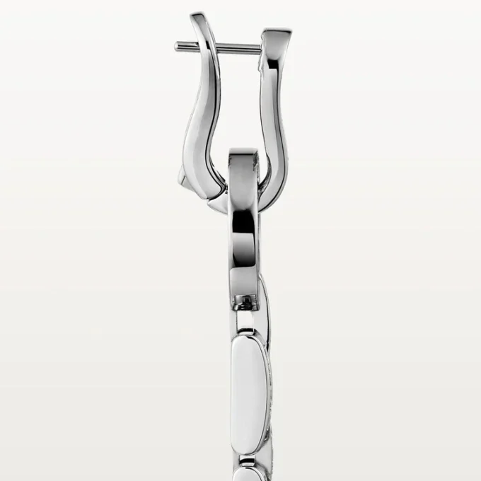 Orecchini Agrafe – Oro bianco, diamanti – Cartier