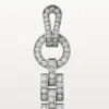 Orecchini Agrafe – Oro bianco, diamanti – Cartier