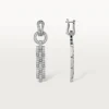 Orecchini Agrafe – Oro bianco, diamanti – Cartier