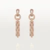 Orecchini Agrafe – Oro rosa, diamanti – Cartier