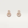 Orecchini Agrafe – Oro rosa, diamanti – Cartier