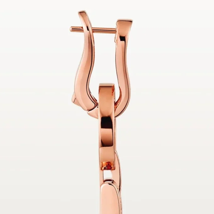 Orecchini Agrafe – Oro rosa, diamanti – Cartier
