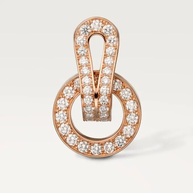 Orecchini Agrafe – Oro rosa, diamanti – Cartier