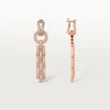 Orecchini Agrafe – Oro rosa, diamanti – Cartier