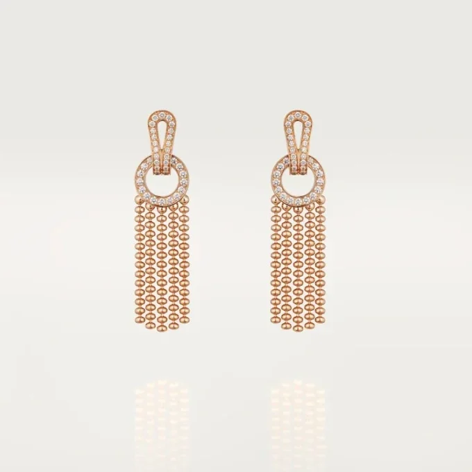Orecchini Agrafe, semi-pavé