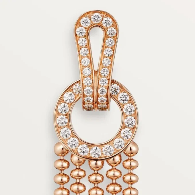 Orecchini Agrafe, semi-pavé